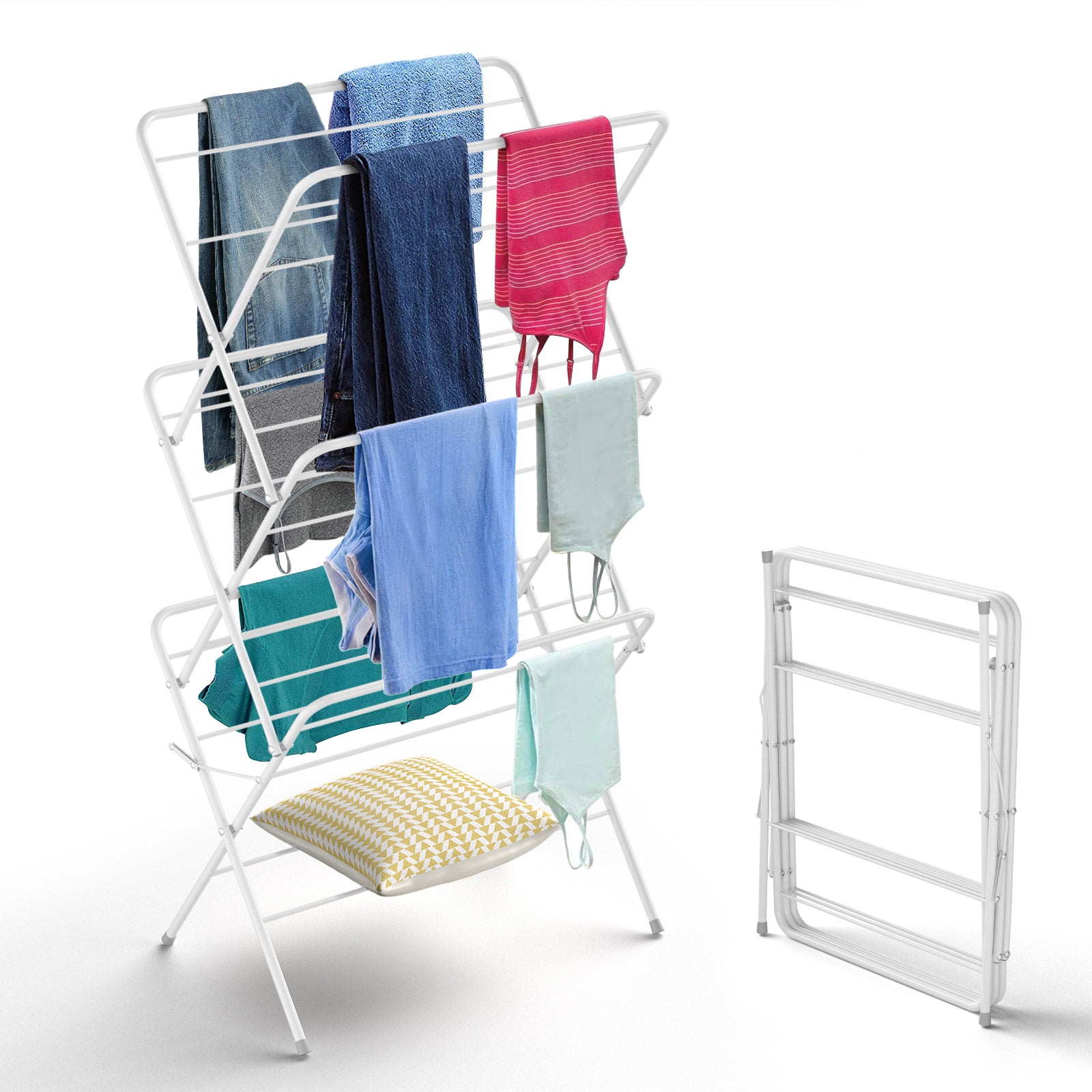 3-Tier Clothes Drying Laundry Rack