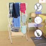 Load image into Gallery viewer, 3-Tier Clothes Drying Laundry Rack
