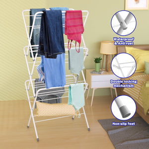 3-Tier Clothes Drying Laundry Rack