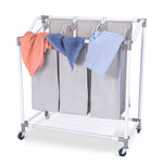 Load image into Gallery viewer, 3-Section Laundry Sorter Basket
