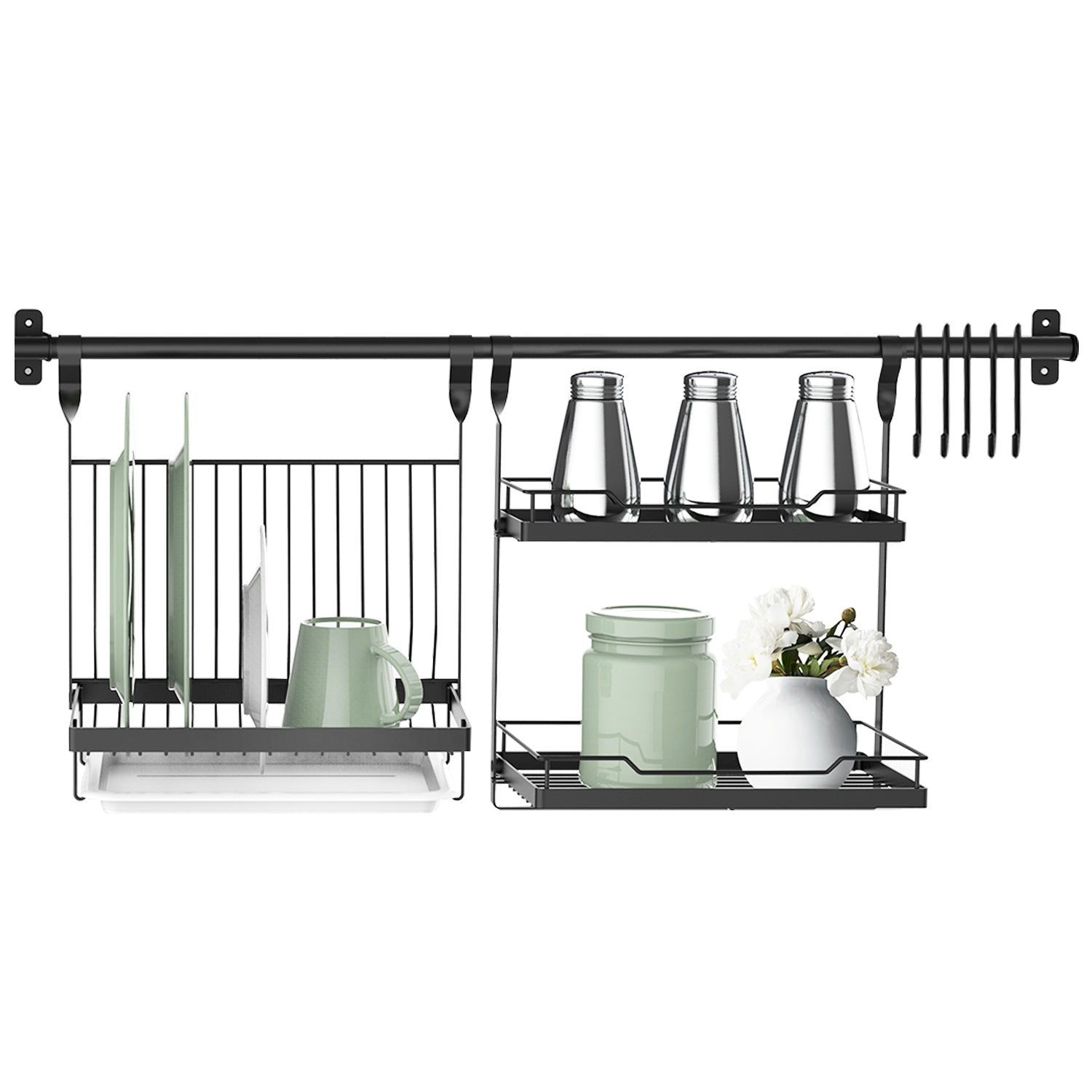 Wall-Mounted Dish Rack