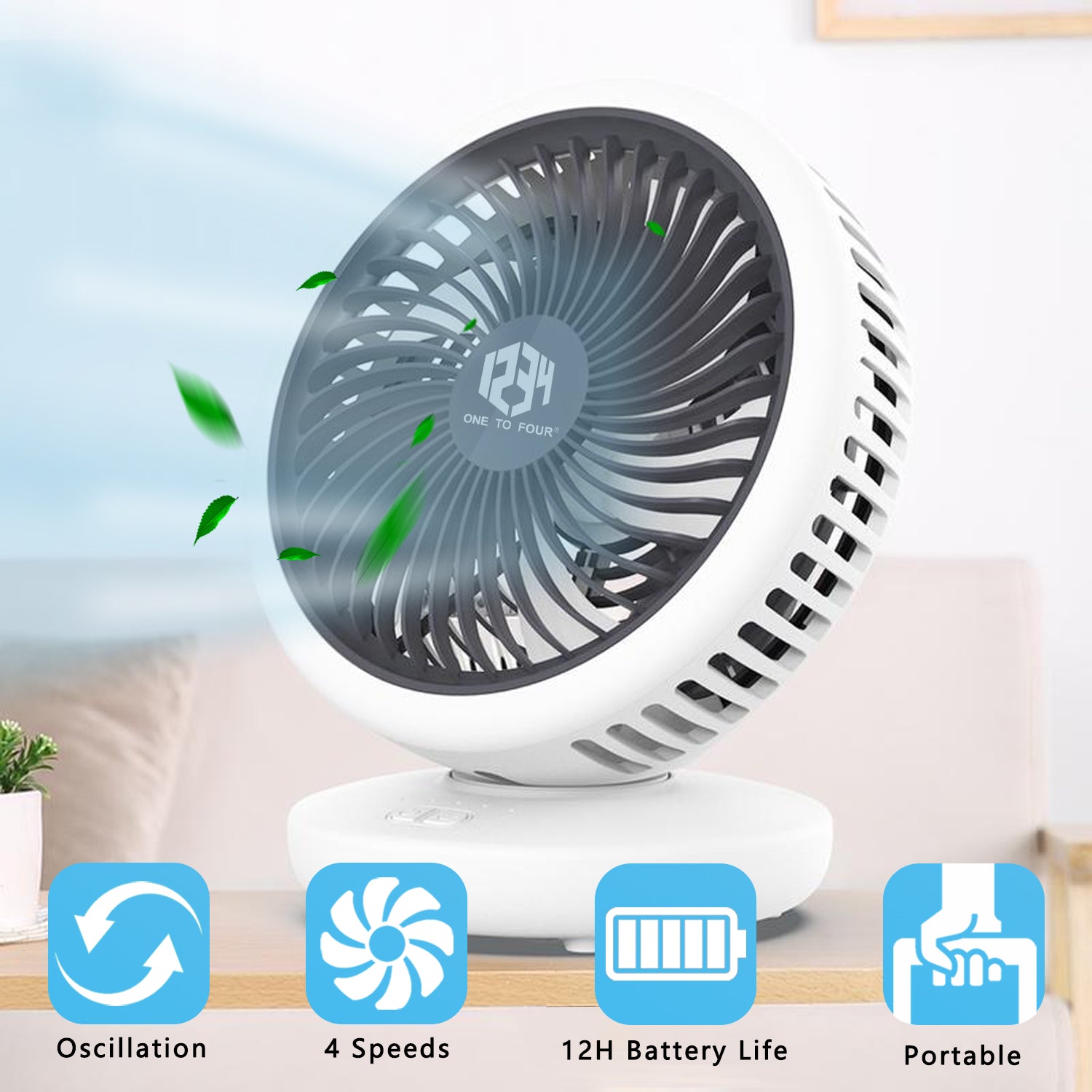 Portable USB Desk Fan