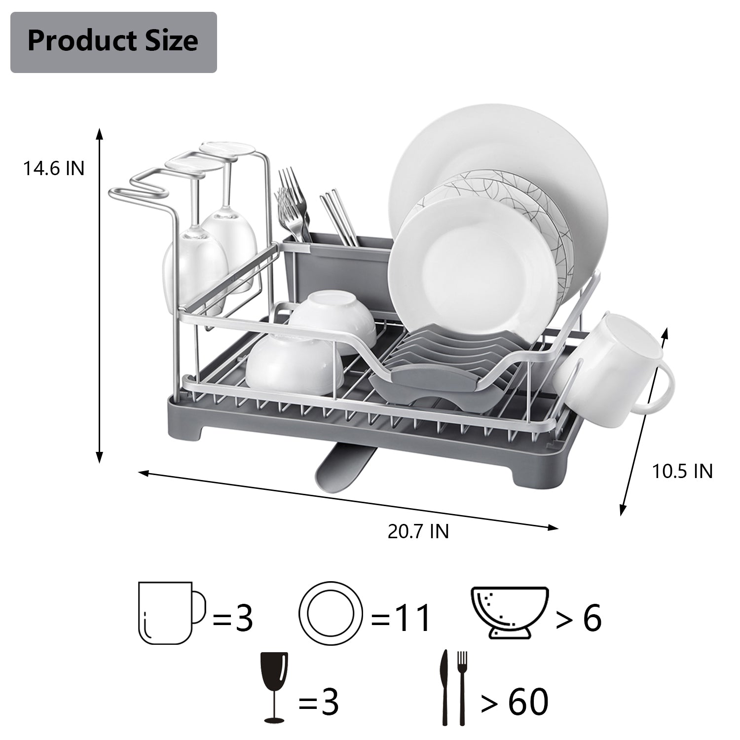 Detachable Dish Drainer