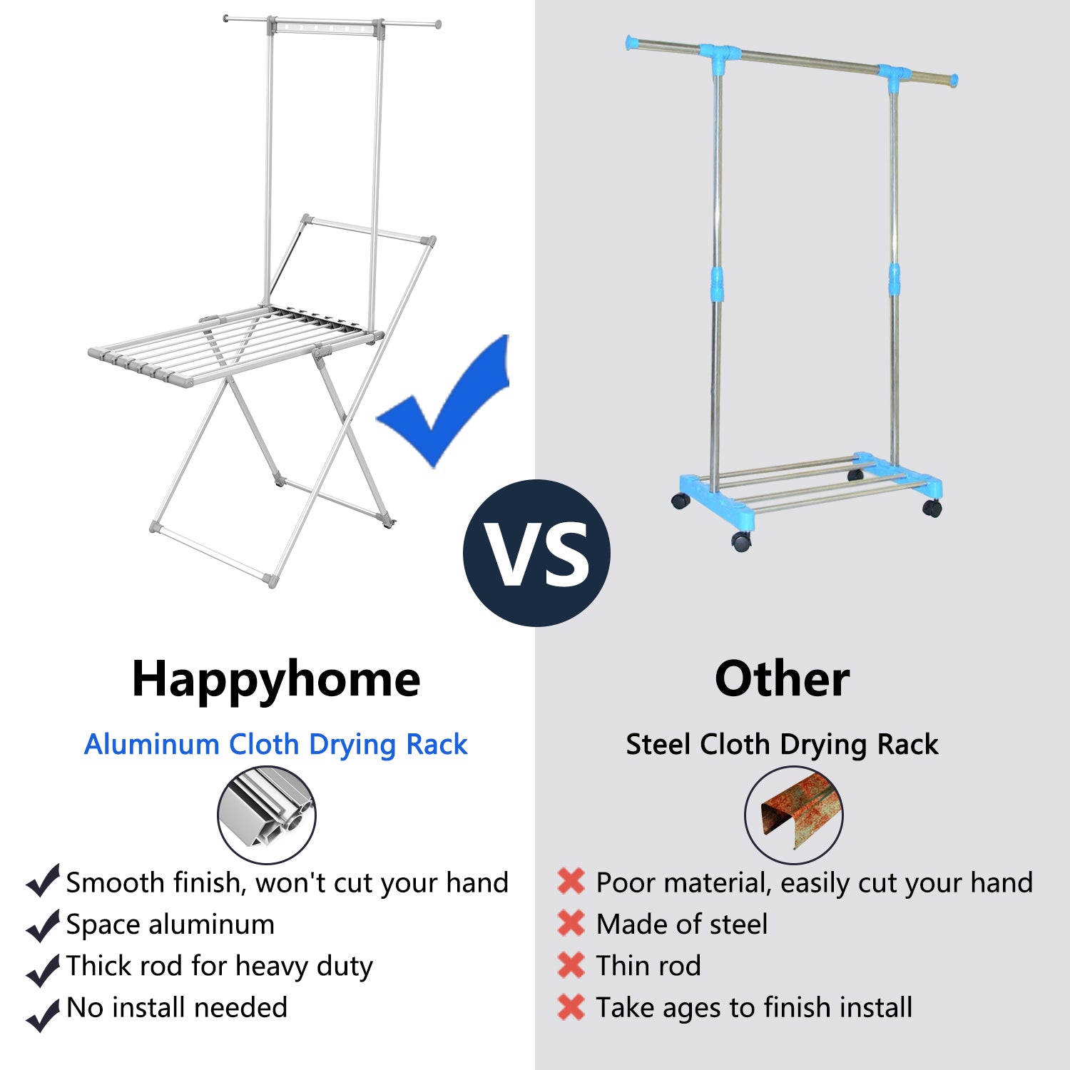 Collapsible Cloth Drying Rack