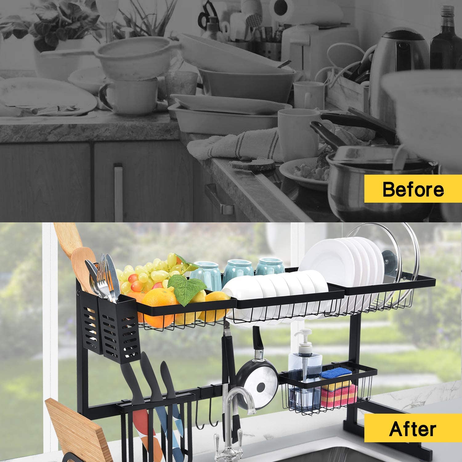 Over the Sink Dish Rack