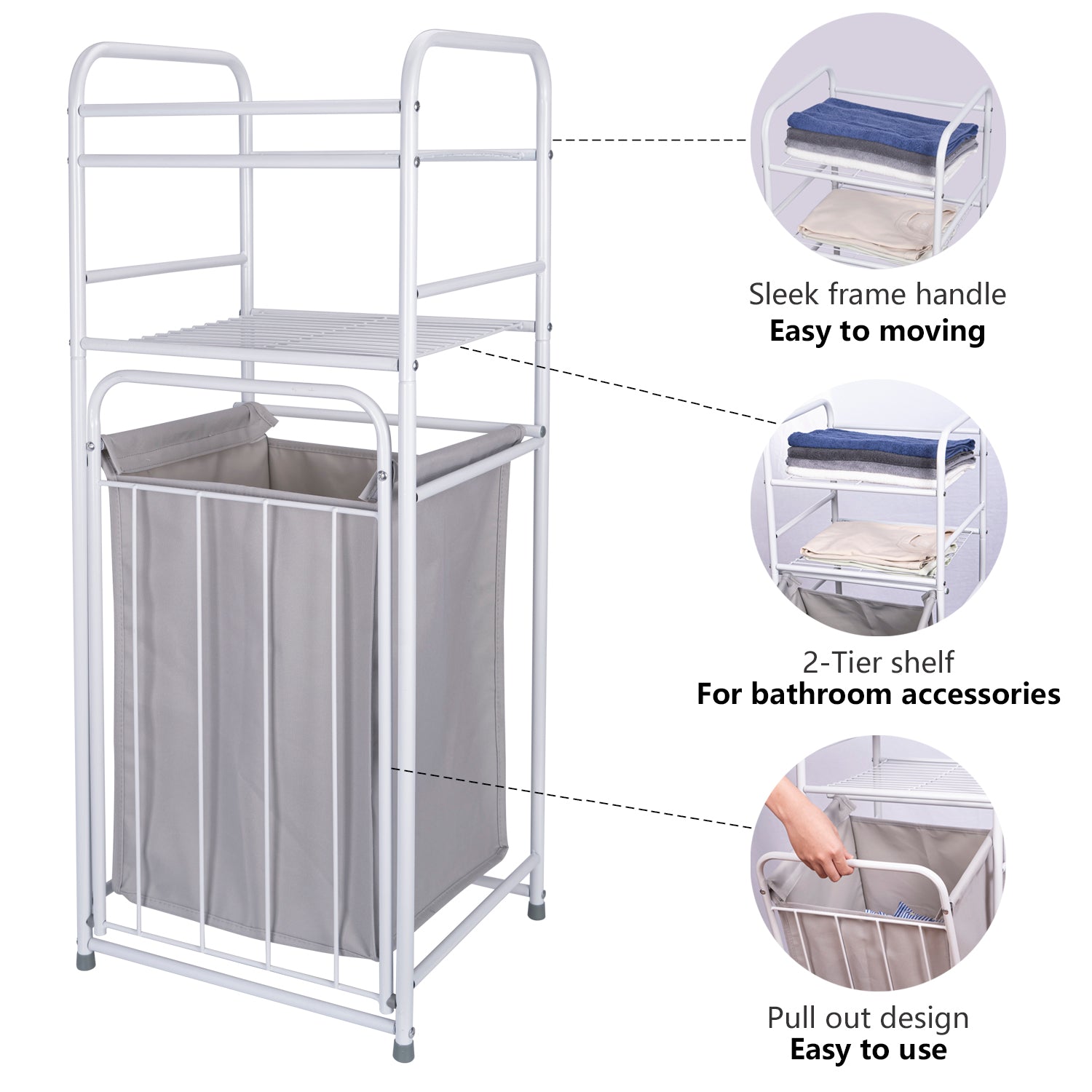 2-Tier Laundry Basket