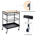 Load image into Gallery viewer, 4-Tier Kitchen Trolley Cart
