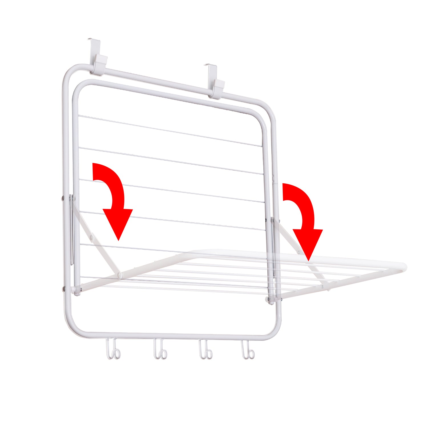 Over Door Foldable Laundry Drying Rack